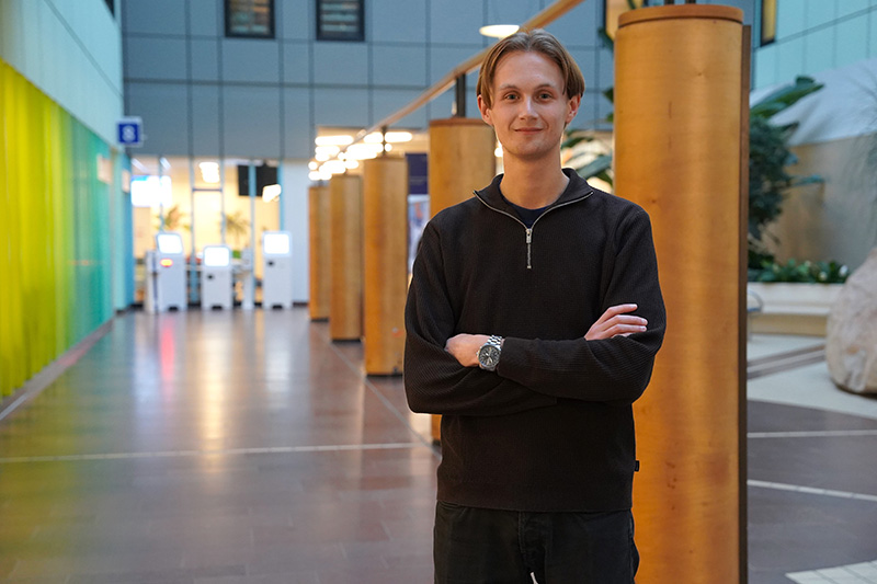 Nils Woltman in het UMCG