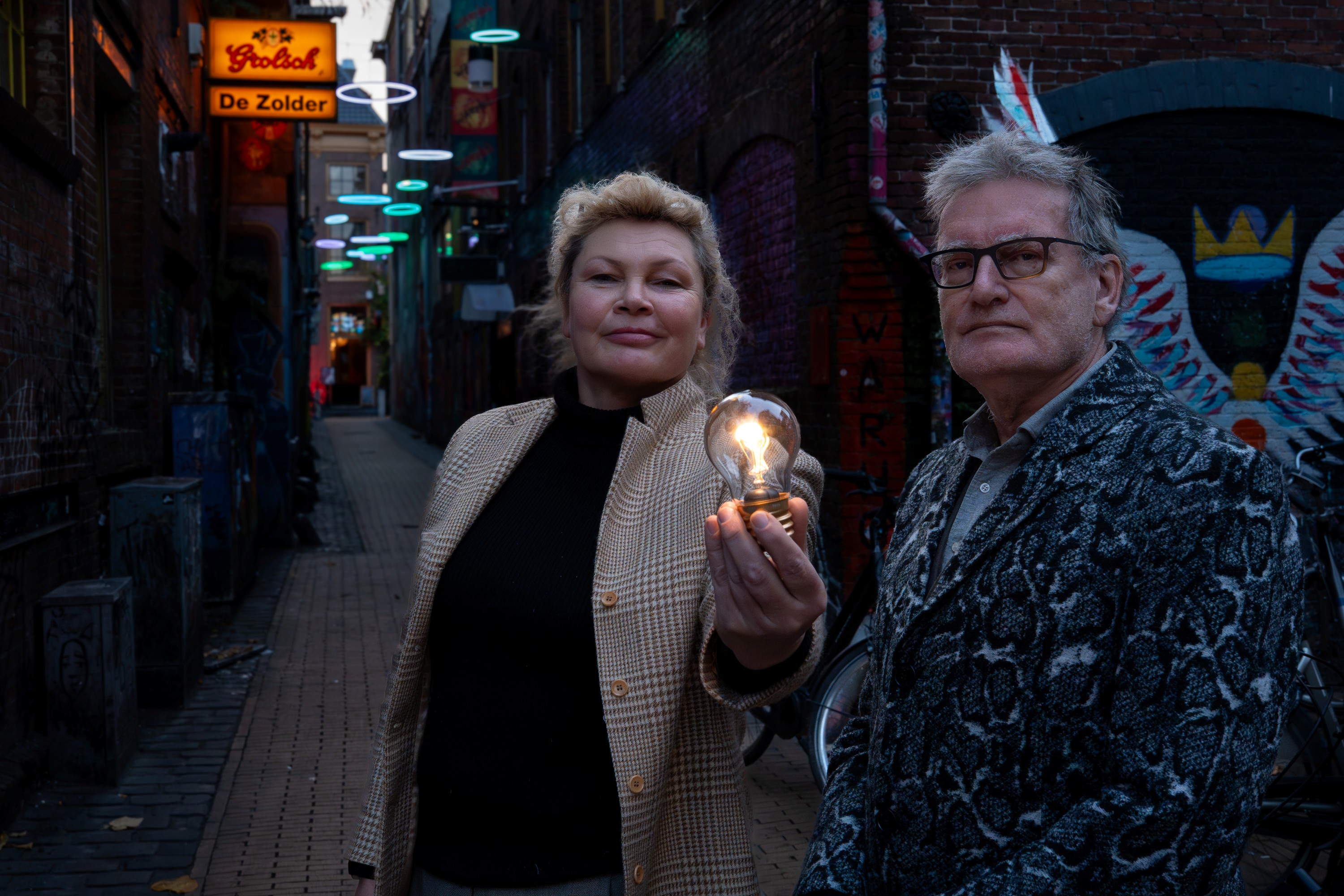 Bewegingswetenschappers Bert Otten en Mickey Wiedemeijer maakten 