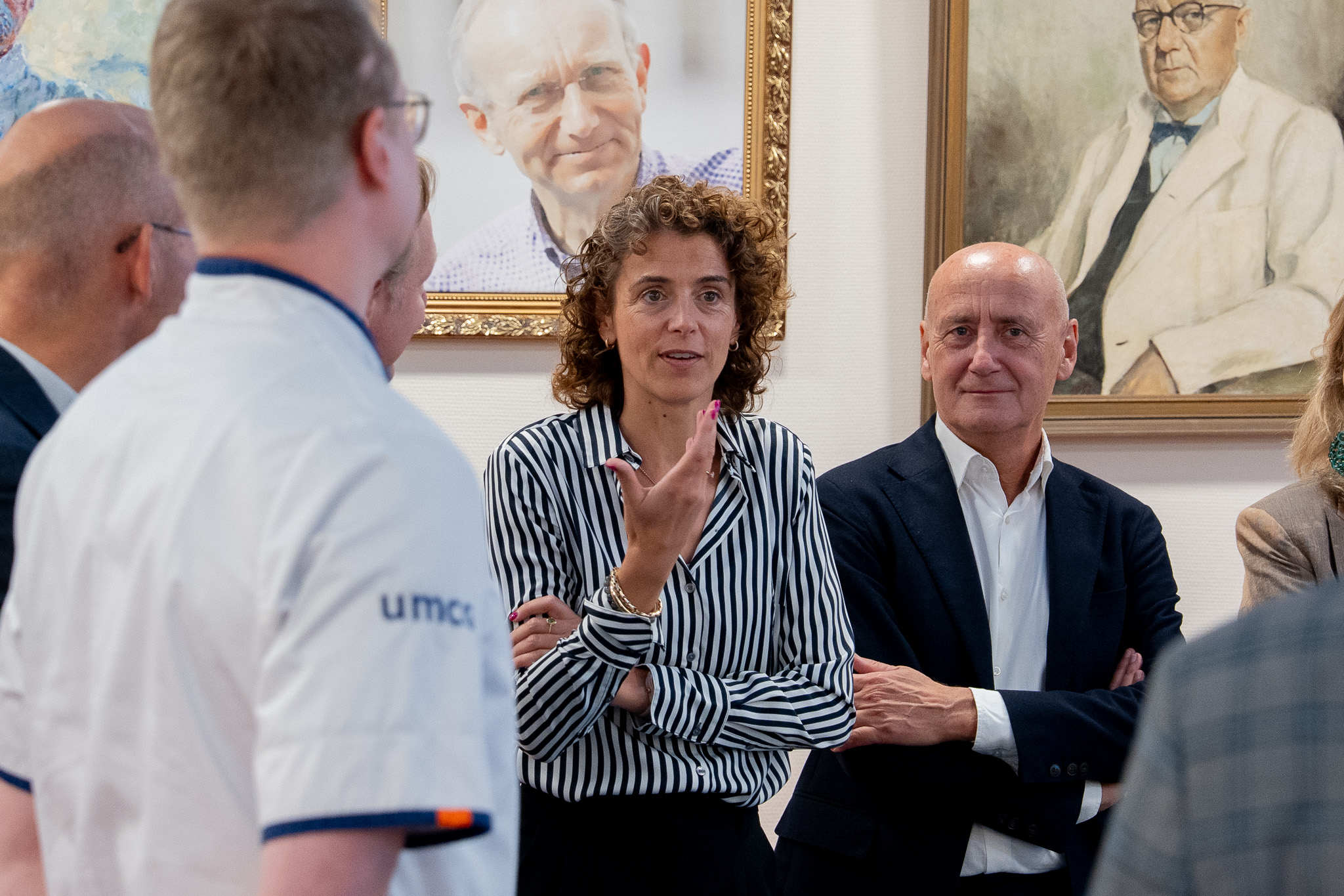 Minister Hermans op bezoek in het UMCG